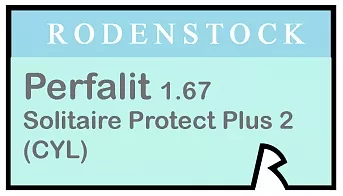 Rodenstock Perfalit 1.67 Solitaire Protect Plus 2 (cyl)