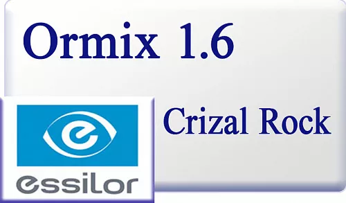 Essilor Ormix 1.6 Crizal Rock фото 1