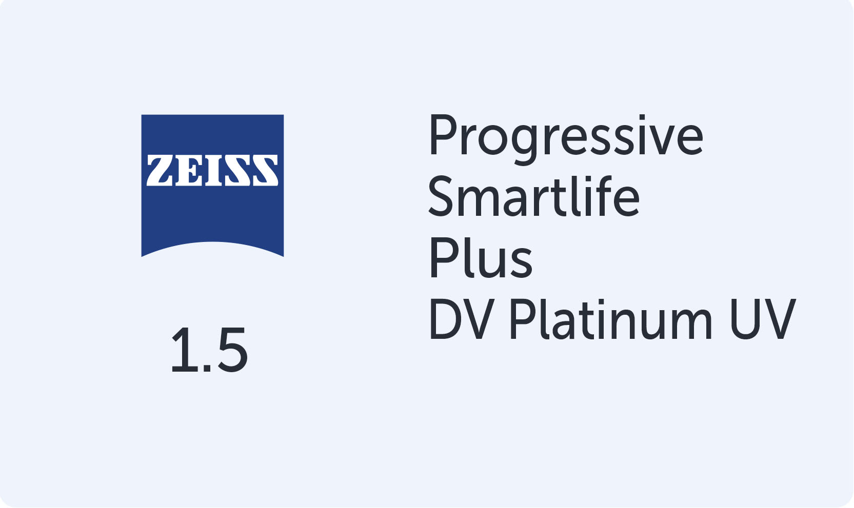 CZ Progressive SmartLife Plus 1.5 DV Platinum UV