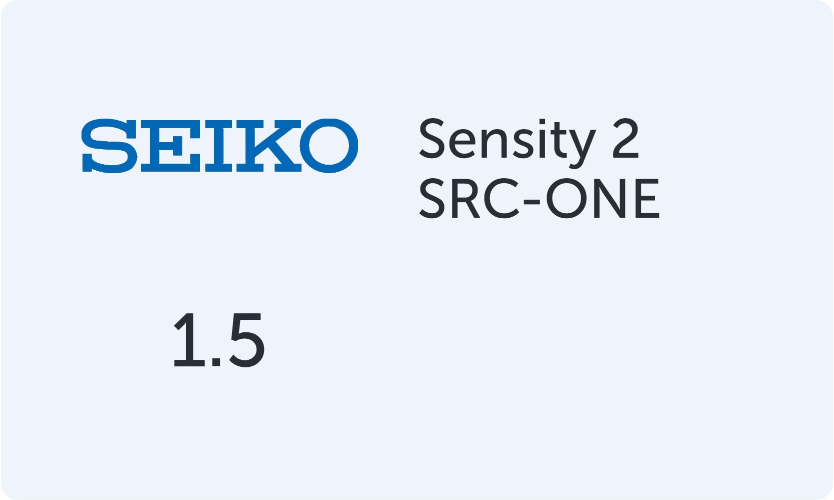 Линзы SEIKO 1.5 Sensity 2 SRC–ONE