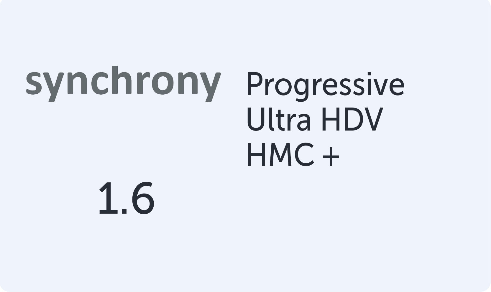 Synchrony Progressive Ultra 1.6 HMC+