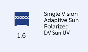 Carl Zeiss SV 1.6 AdaptiveSun Polarized DV Sun UV