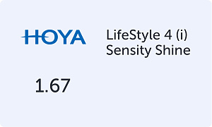 HOYA LifeStile 4 (i) 1.67 Sensity Shine