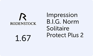 Rodenstock Impression B.I.G. Norm 1.67 Solitaire Protect Plus 2