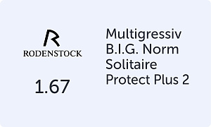 Rodenstock Multigressiv B.I.G. Norm 1.67 Solitaire Protect Plus 2