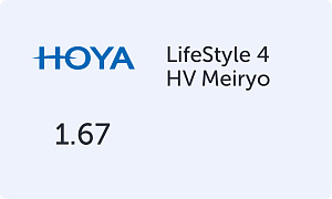 HOYA LifeStyle 4 1.67 HV Meiryo