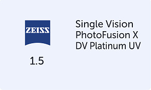 Carl Zeiss SV 1.5 PhotoFusion X DV Platinum UV