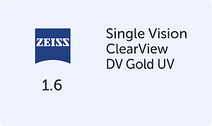 Carl Zeiss SV ClearView 1.6 DV Gold UV