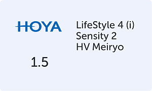 HOYA LifeStile 4 (i) 1.5 Sensity 2 HV Meiryo