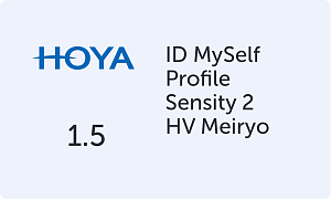 HOYA MySelf Profile 1.5 Sensity 2 HV Meiryo