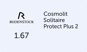 Rodenstock Cosmolit 1.67 Solitaire Protect Plus 2