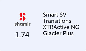Shamir Smart SV 1.74 Transitions XTRActive NG Glacier+ UV