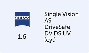 Carl Zeiss SV DriveSafe AS 1.6 DV DS UV (cyl)