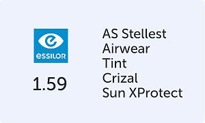 Essilor AS Stellest Airwear 1.59 Tint Crizal XProtect