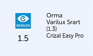 Essilor Varilux Start Orma 1.5 130 Crizal Easy Pro