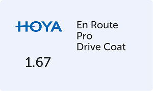 HOYA EnRoute Pro 1.67 Drive Coat