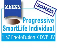 CZ Progressive SmartLife Individual 3 1.67 PhotoFusion X DVP UV