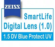 Carl Zeiss Digital Lens SmartLife (1.0) 1.5 DV Blue Protect UV