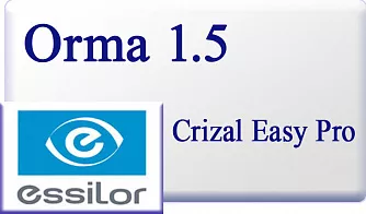 Essilor Orma 1.5 Crizal Easy Pro