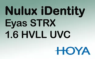 HOYA Nulux  iDentity Eyas STRX 1.60 HVLL UVC